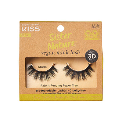 KISS - Umělé řasy Sister Nature Vegan Mink - Storm