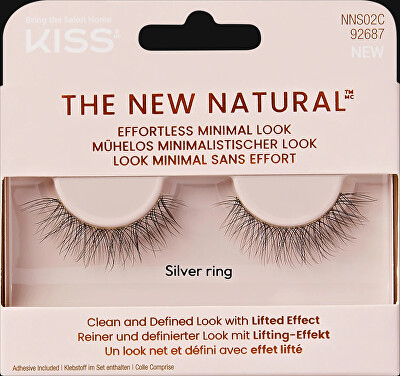 KISS - Umělé řasy The New Natural 02 Silver Ring