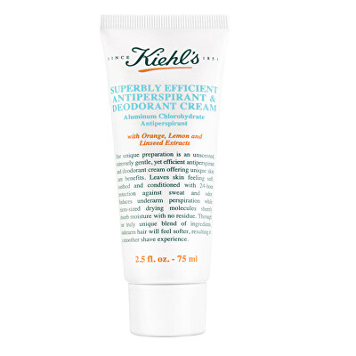 Kiehl's - Neparfémovaný krémový antiperspirant (Superbly Efficient Antiperspirant and Deodorant Cream) 75 ml