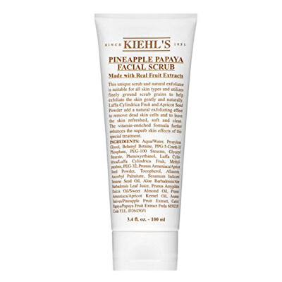 Kiehl's - Pleťový peeling s vůní ananasu a papáji (Pineapple Papaya Facial Scrub) 100 ml