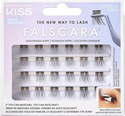 KISS - Trsové umělé řasy Falscara Wisps Multi Shorty