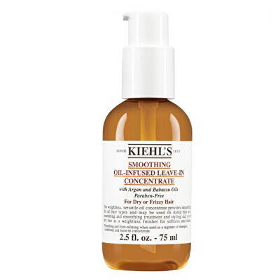 Kiehl's - Vyhlazující bezoplachový olejový koncentrát na vlasy (Smoothing Oil-Infused Leave-in Concentrate) 75 ml