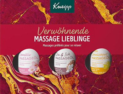 Kneipp - Dárková sada masážních olejů 3 x 20 ml