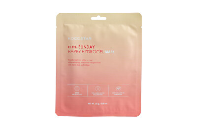 Kocostar - Hydratační pleťová maska a.m. Sunday Happy Hydrogel Mask 25 g