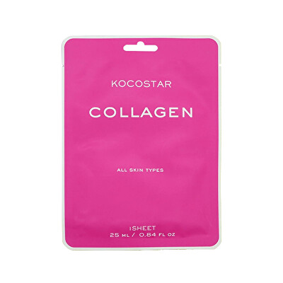 Kocostar - Pleťová maska s anti-age účinkem Collagen Sheet Mask 25 ml