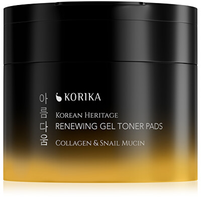 KORIKA - Tonizační polštářky Korean Heritage Renewing Gel Toner Pads 70 ks
