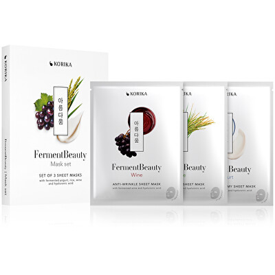 KORIKA - Sada plátýnkových masek FermentBeauty Mask Set