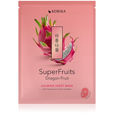 KORIKA - Zklidňující plátýnková maska Superfruits Dračí ovoce (Calming Sheet Mask) 25 g