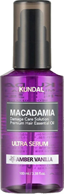 KUNDAL - Regenerační vlasové sérum Macadamia Amber Vanilla (Hair Serum) 100 ml