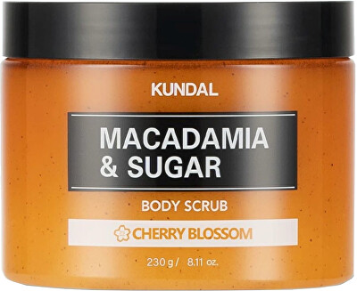 KUNDAL - Tělový peeling Macadamia & Sugar Cherry Blossom (Body Scrub) 550 g