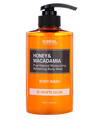 KUNDAL - Sprchový gel Honey & Macadamia White Musk (Body Wash) 500 ml