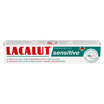 Lacalut - Zubná pasta Sensitive Toothpaste 75 ml