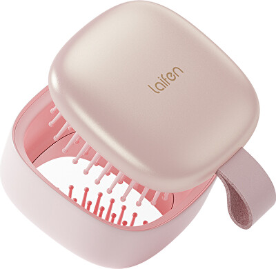 Laifen - Kartáč na vlasy se zrcátkem Pink