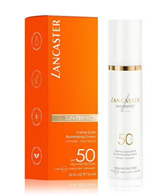 Lancaster - Rozjasňující protivráskový krém na obličej SPF 50 Sun Perfect Infinite Glow (Illuminating Cream) 50 ml