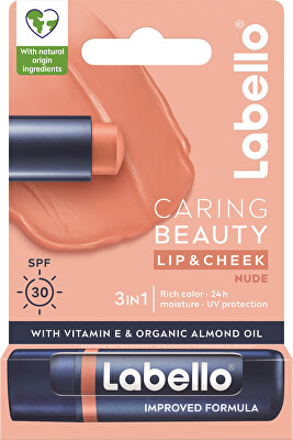 Labello - Barevný balzám na rty Caring Beauty Nude 4,8 g