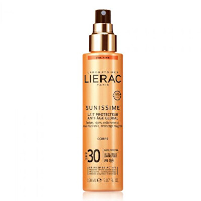 Lierac - Zvláčňující tělové mléko SPF 30 Sunissime (Global Anti-Aging Protective Milk) 150 ml