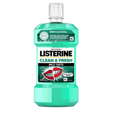 Listerine - Ústní voda Clean & Fresh Mild Taste 500 ml