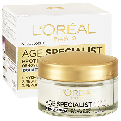 L'Oréal Paris  - Denní krém proti vráskám Age Specialist 55+ 50 ml