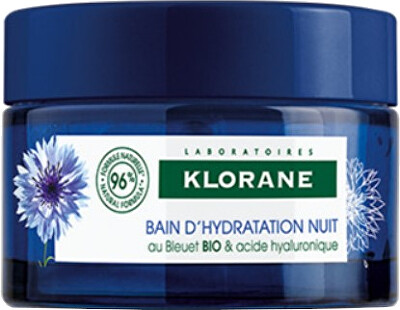 Klorane - Noční hydratační pleťový balzám s kyselinou hyaluronovou Bio Chrpa 50 ml