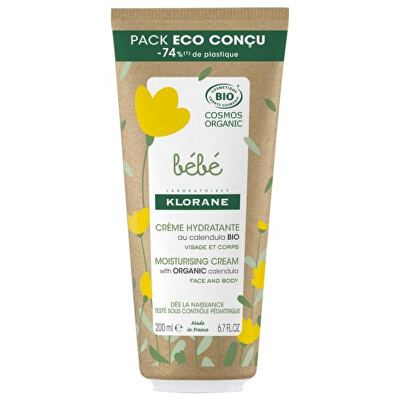 Klorane - Hydratační krém Bébé Bio Měsíček (Moisturising Cream) 200 ml