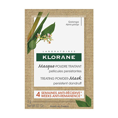 Klorane - Maska na vlasy proti lupům (Treating Powder-Mask) 8 x 3 g