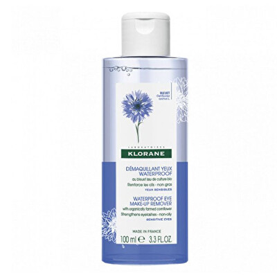 Klorane - Odličovač voděodolného make-upu pro citlivou pleť (Waterproof Eye Make-Up Remover) 100 ml
