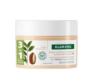 Klorane - Vyživující a obnovující maska na vlasy Cupuacu (Nourishing and Repair Mask) 150 ml