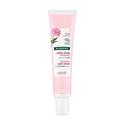 Klorane - Zklidňující pleťový krém Bio Pivoňka (Soothing Light Cream) 40 ml