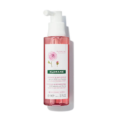 Klorane - Zklidňující sérum pro citlivou a podrážděnou vlasovou pokožku Pivoňka (SOS Serum) 65 ml