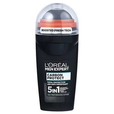 L'Oréal Paris  - Kuličkový antiperspirant pro muže Carbon Protect 50 ml