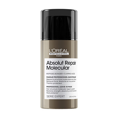 L'Oréal Professionnel - Bezoplachová maska pro poškozené vlasy Absolut Repair Molecular (Professional Leave-in Mask) 100 ml