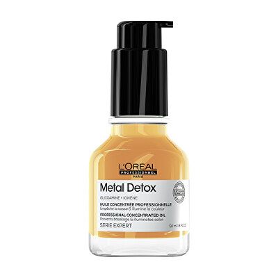 L'Oréal Professionnel - Koncentrovaný olej proti usazovaní kovových částic Metal Detox (Professional Concentrated Oil) 50 ml