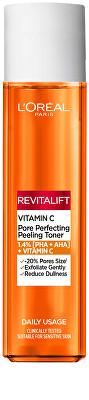 L'Oréal Paris  - Rozjasňující pleťové tonikum Revitalift Vitamin C (Pore Perfecting Peeling Toner) 180 ml