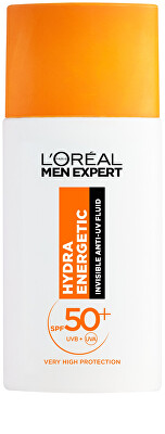 L'Oréal Paris  - Hydratační fluid SPF 50+ Men Expert Hydra Energetic (Invisible Anti-UV Fluid) 50 ml