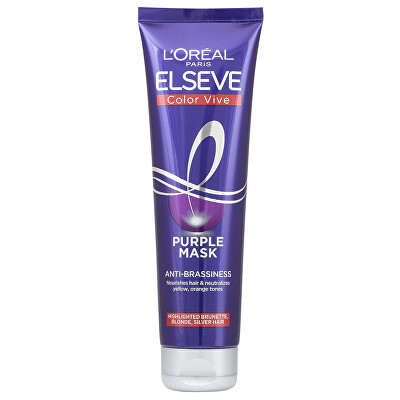 L'Oréal Paris  - Vyživující maska pro blond a melírované vlasy Elseve Color Vive (Purple Mask) 150 ml