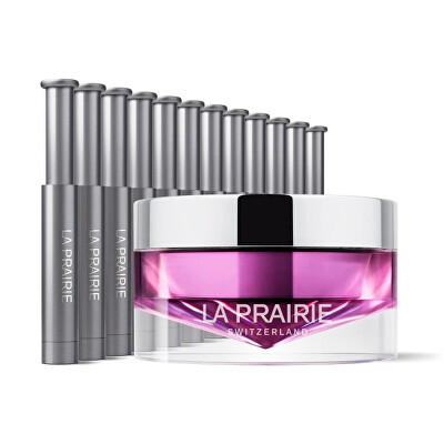 La Prairie - Noční dvoufázová péče pro obnovu pleťových buněk Platinum Rare (Haute-Rejuvenation Mask) 20 ml + 12 x 0,7 ml