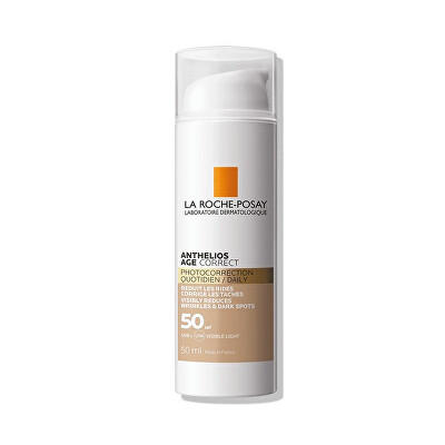 La Roche Posay - 2. JAKOST -  Tónovaný opalovací krém proti stárnutí pleti Anthelios SPF 50 (Age Corect) 50 ml