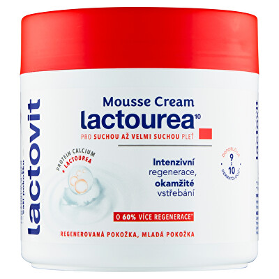 Lactovit - Hydratační pěnový krém na tělo Lactourea 400 ml