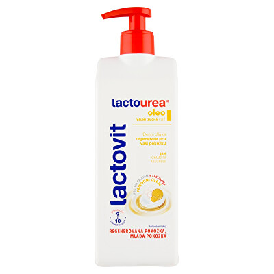 Lactovit - Regenerační a zklidňující tělové mléko Lactourea Oleo 400 ml