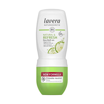 Lavera - Osvěžující kuličkový deodorant s vůní limetky Refresh (Deodorant Roll-on) 50 ml