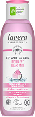 Lavera - Pečující sprchový gel s divokou růží (Body Wash) 250 ml