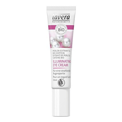 Lavera - Rozjasňující oční krém Perlový extrakt & Bio kofein (Illuminating Eye Cream) 15 ml