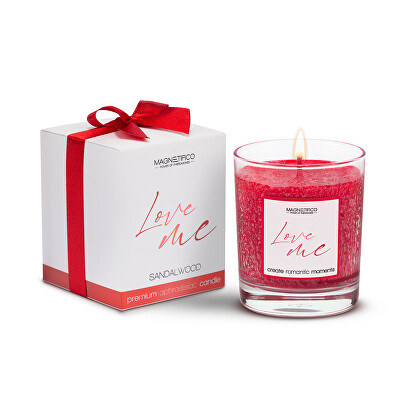 Magnetifico Power Of Pheromones - Vonná svíčka Love me Sandalwood (Scented Candle) 125 g