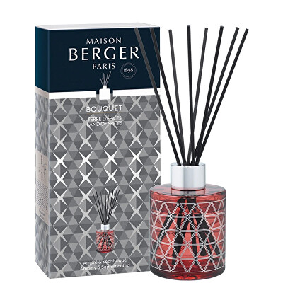 Maison Berger Paris - Aroma difuzér Geode Land of Spices červený 115 ml