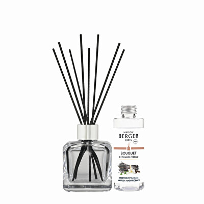 Maison Berger Paris - Dárková sada aroma difuzér kostka + náplň Vanilla Magnificence 100 ml
