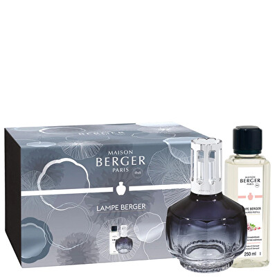Maison Berger Paris - Dárková sada katalytická lampa Molecule půlnoční modrá + náplň Pod Magnoliemi 250 ml