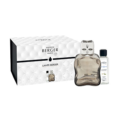 Maison Berger Paris - Dárková sada katalytická lampa Cosy Brown + náplň Cozy Musk 250 ml