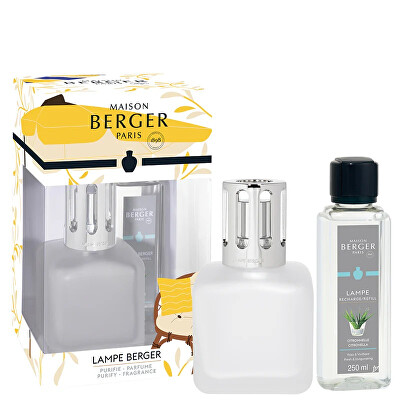 Maison Berger Paris - Dárková sada katalytická lampa Glacon bílá + náplň Citronella 250 ml