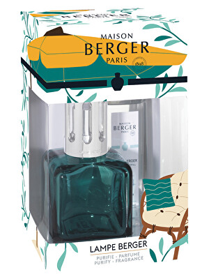 Maison Berger Paris - Dárková sada katalytická lampa Glacon zelená + náplň Water Mint 250 ml
