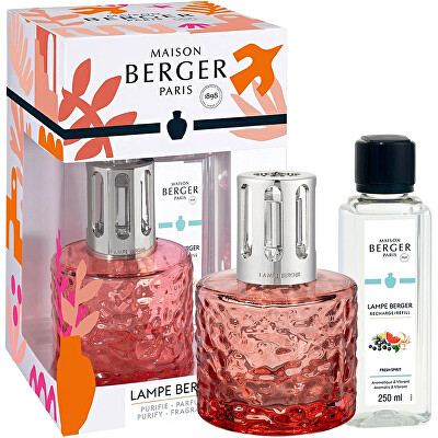 Maison Berger Paris - Dárková sada katalytická lampa Mirage Summer Coral + náplň Fresh Spirit 250 ml